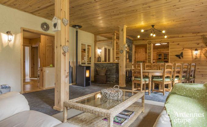 Chalet � Spa (Nivez�) pour 9 personnes en Ardenne