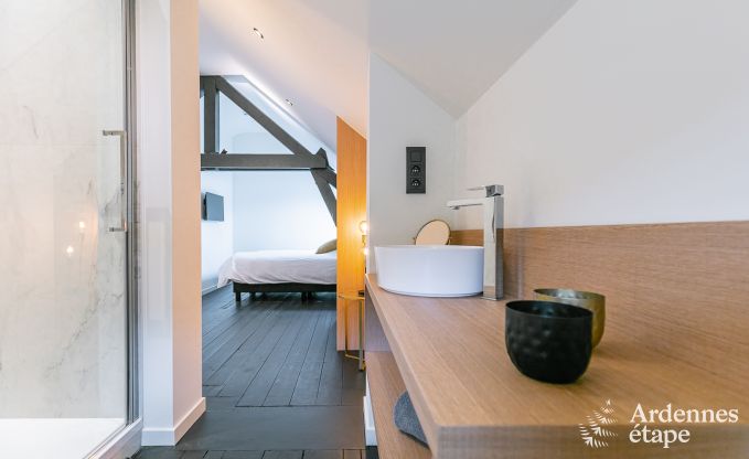 Spacieuse cottage pour 8 personnes  Spa avec sauna, jacuzzi, 4 chambres et salles de bains et jardin priv