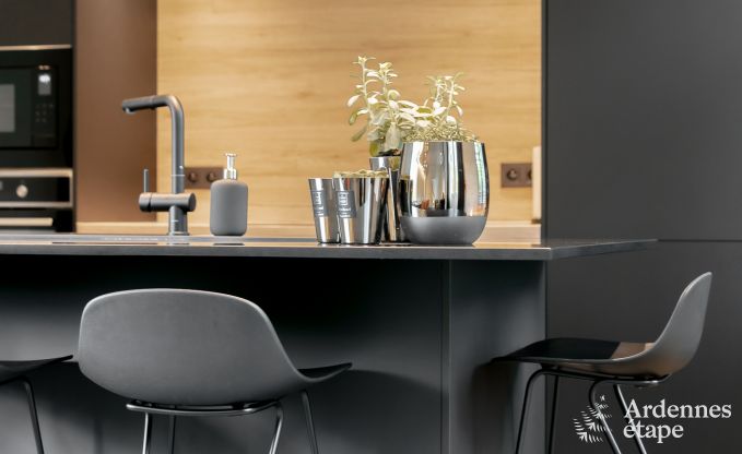 Spacieuse cottage pour 8 personnes  Spa avec sauna, jacuzzi, 4 chambres et salles de bains et jardin priv