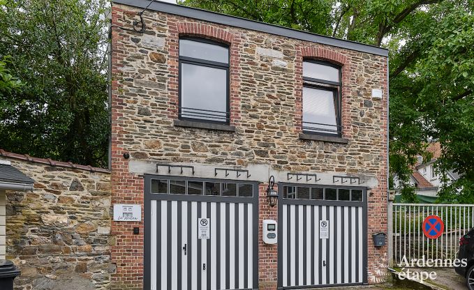 Charmante maison de vacances  Spa avec 2 chambres, espace de dtente et terrasse prive avec jacuzzi