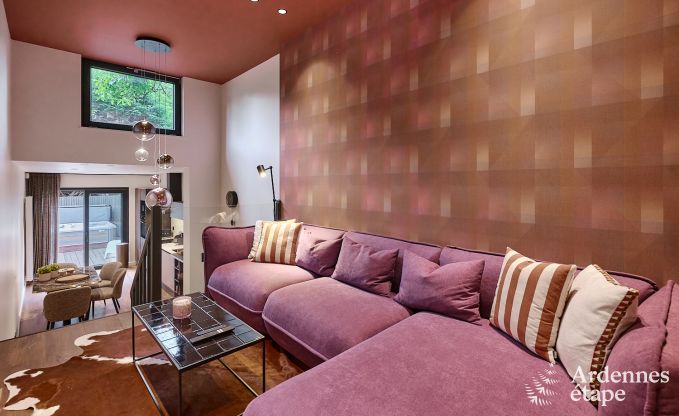 Charmante maison de vacances  Spa avec 2 chambres, espace de dtente et terrasse prive avec jacuzzi