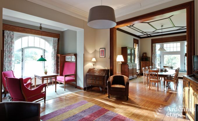 Authentique villa de luxe 3.5 étoiles pour 9 personnes à louer à Spa