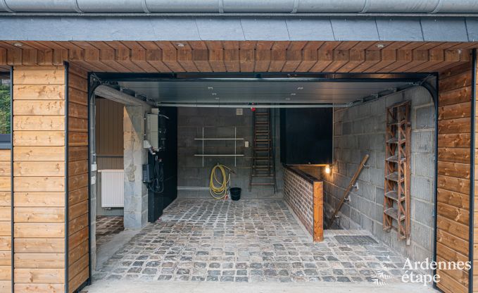 Chalet pour 4 personnes  Stavelot avec jacuzzi, poele  pellets et terrasse prive