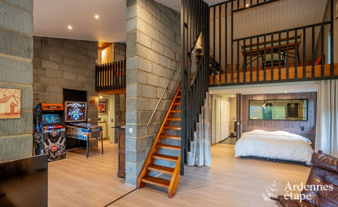 Chalet pour 4 personnes  Stavelot avec jacuzzi, poele  pellets et terrasse prive