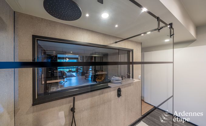 Chalet pour 4 personnes  Stavelot avec jacuzzi, poele  pellets et terrasse prive