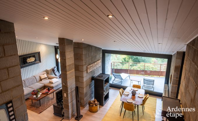 Chalet pour 4 personnes  Stavelot avec jacuzzi, poele  pellets et terrasse prive