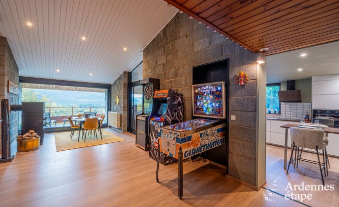 Chalet pour 4 personnes  Stavelot avec jacuzzi, poele  pellets et terrasse prive