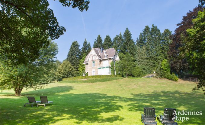 Ch�teau de luxe en Ardenne pour 28 personnes � Stavelot avec sauna, jacuzzi et aire de jeux