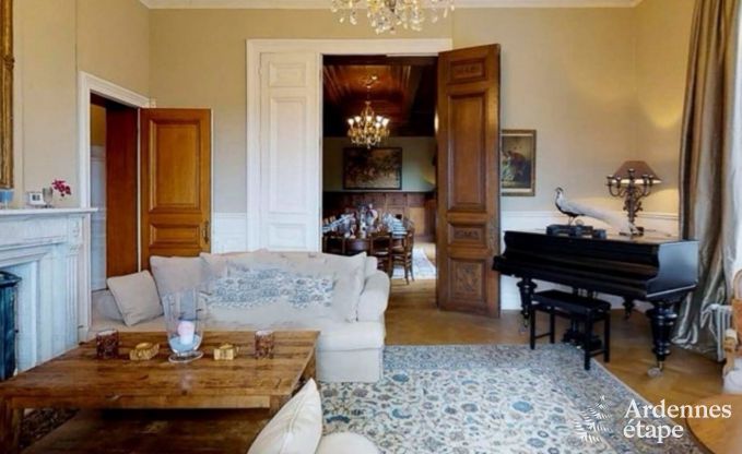 Ch�teau de luxe en Ardenne pour 28 personnes � Stavelot avec sauna, jacuzzi et aire de jeux