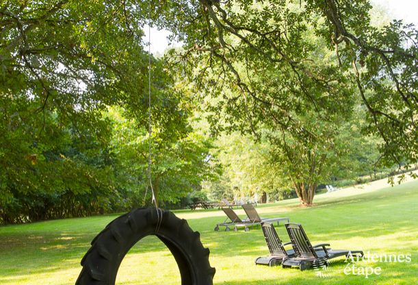 Ch�teau de luxe en Ardenne pour 28 personnes � Stavelot avec sauna, jacuzzi et aire de jeux