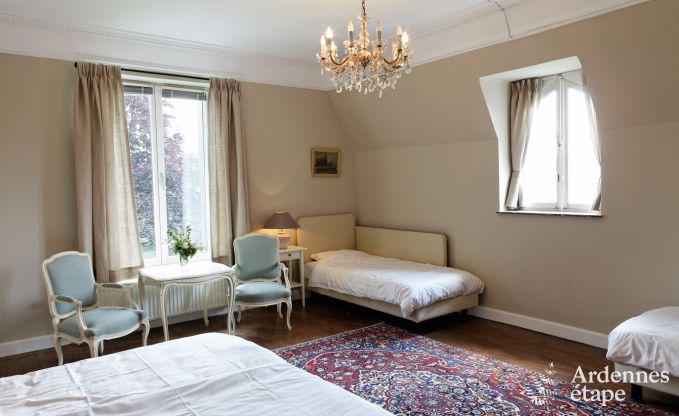 Ch�teau de luxe en Ardenne pour 28 personnes � Stavelot avec sauna, jacuzzi et aire de jeux