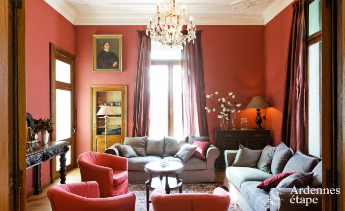 Ch�teau de luxe en Ardenne pour 28 personnes � Stavelot avec sauna, jacuzzi et aire de jeux