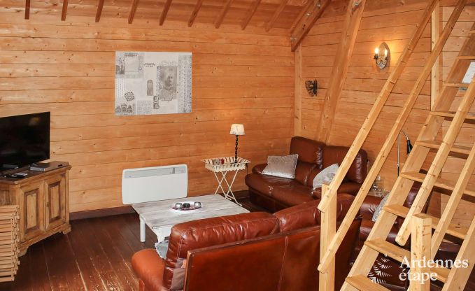 Confortable maison de vacances en bois à louer à Stoumont en Ardenne