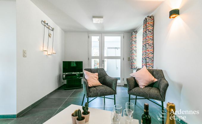 Location maison 6 personnes � Stoumont, Ardenne, 3 chambres, jardin priv�, terrasse avec barbecue, confort optimal