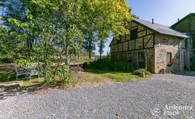 Location maison 6 personnes � Stoumont, Ardenne, 3 chambres, jardin priv�, terrasse avec barbecue, confort optimal