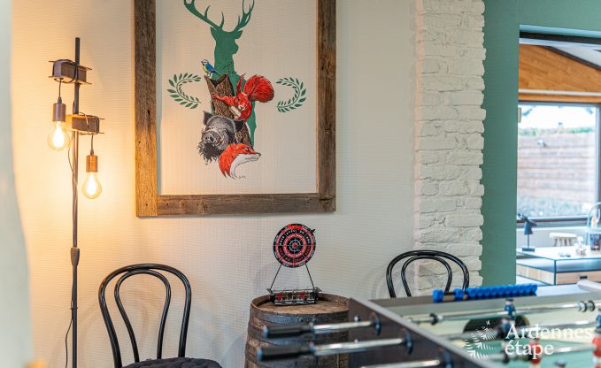 Chalet moderne et confortable � Tenneville pour quatre personnes - avec sauna, jardin priv� et proximit� de Saint-Hubert