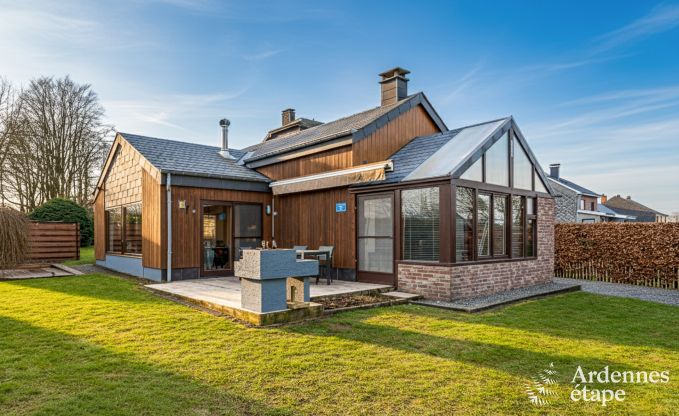 Chalet moderne et confortable � Tenneville pour quatre personnes - avec sauna, jardin priv� et proximit� de Saint-Hubert