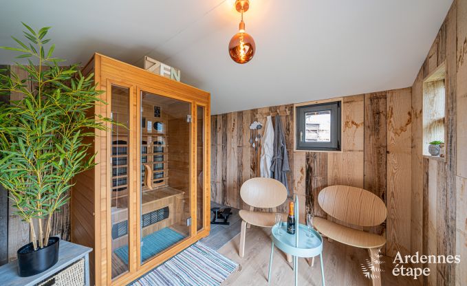 Chalet moderne et confortable � Tenneville pour quatre personnes - avec sauna, jardin priv� et proximit� de Saint-Hubert