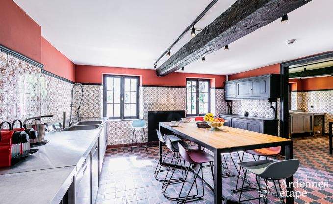 Chteau  Theux pour 40 personnes en Ardenne