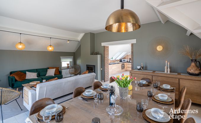 Villa de luxe � Theux pour 10 personnes avec salle de jeux, jacuzzi et proximit� de Spa-Francorchamps