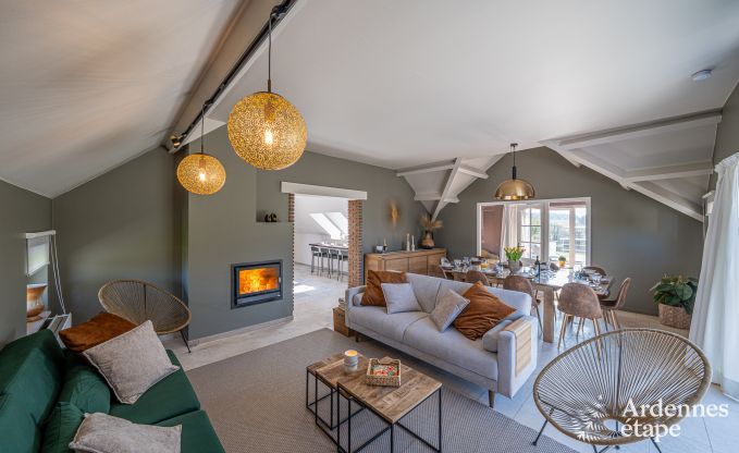 Villa de luxe � Theux pour 10 personnes avec salle de jeux, jacuzzi et proximit� de Spa-Francorchamps