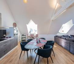 Loft spacieux pour 5 personnes avec 2 chambres, jacuzzi et terrasse privée à Trois-Ponts
