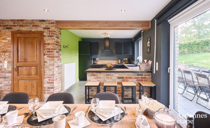 Maison de vacances  Trois-Ponts pour 8 personnes avec sauna, salle de jeux et jardin priv