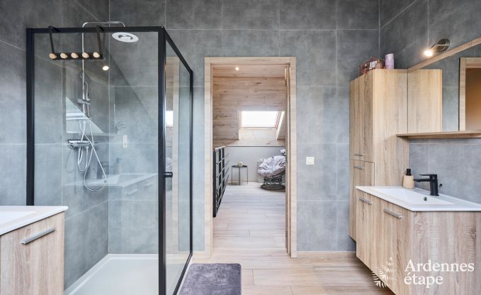 Maison de vacances  Trois-Ponts pour 8 personnes avec sauna, salle de jeux et jardin priv