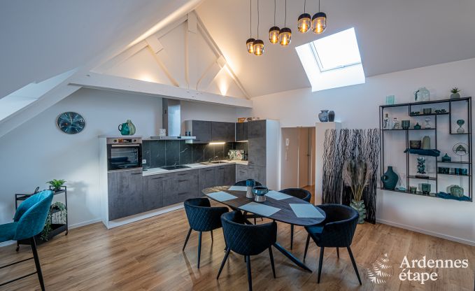 Spacieux loft luxueux � Trois-Ponts pour 5 personnes avec 2 chambres, 2 salles de bains, jacuzzi et terrasse priv�e