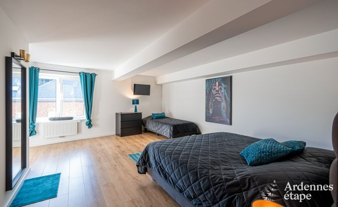 Spacieux loft luxueux � Trois-Ponts pour 5 personnes avec 2 chambres, 2 salles de bains, jacuzzi et terrasse priv�e