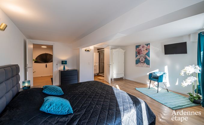 Spacieux loft luxueux � Trois-Ponts pour 5 personnes avec 2 chambres, 2 salles de bains, jacuzzi et terrasse priv�e