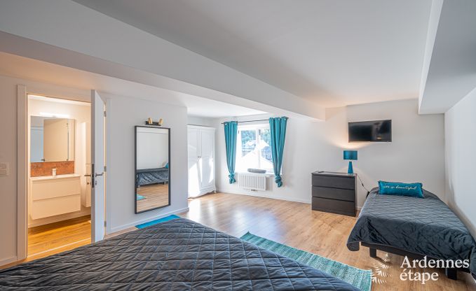 Spacieux loft luxueux � Trois-Ponts pour 5 personnes avec 2 chambres, 2 salles de bains, jacuzzi et terrasse priv�e