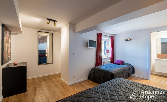 Loft spacieux pour 5 personnes avec 2 chambres, jacuzzi et terrasse priv�e � Trois-Ponts