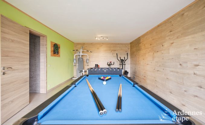 Maison de vacances  Trois-Ponts pour 8 personnes avec sauna, salle de jeux et jardin priv