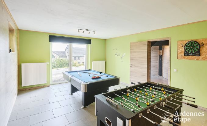 Maison de vacances  Trois-Ponts pour 8 personnes avec sauna, salle de jeux et jardin priv