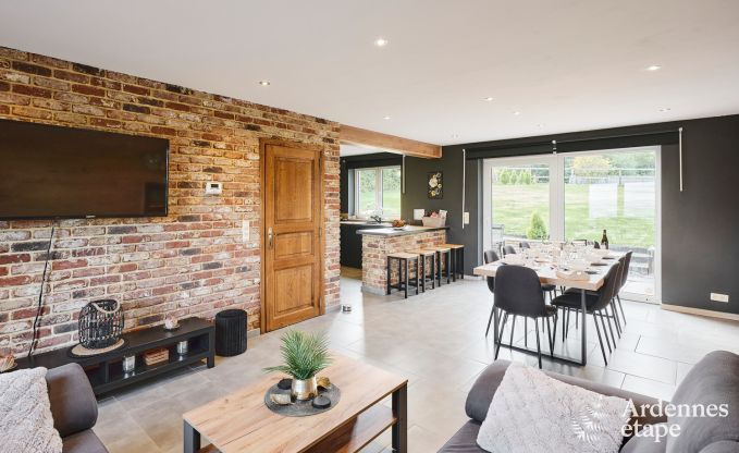 Maison de vacances  Trois-Ponts pour 8 personnes avec sauna, salle de jeux et jardin priv