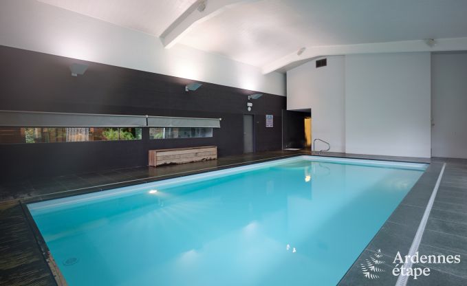 Sjour wellness  Vaux-sur-Sre pour 8 personnes avec spa, piscine et vue sur l'Ardenne