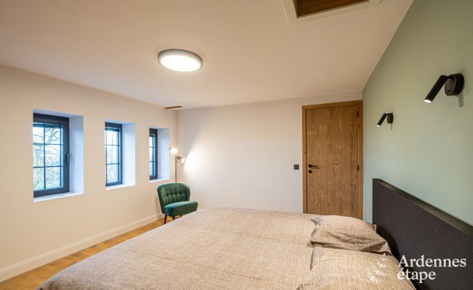 Chalet avec bain nordique, billard et une vue magnifique � Vencimont pour 6 personnes