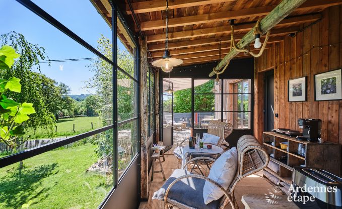 Tiny house romantique pour 2 personnes avec jacuzzi priv, pole  pellets et jardin  Vielsalm, Ardenne