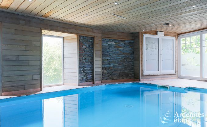 Gîte 34 pers. tout confort  à Vielsalm avec piscine intérieure et sauna