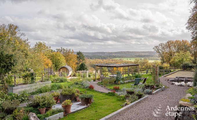 Sjour inoubliable  Villers-en-Fagne : Maison de vacances avec sauna, jacuzzi et vue imprenable en Ardenne