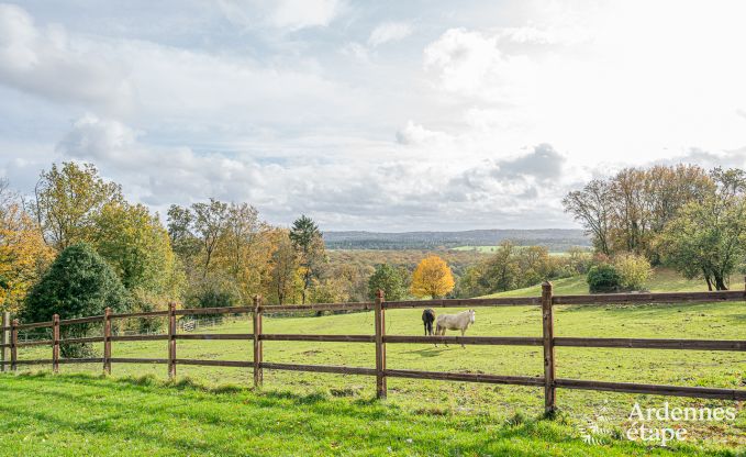 Sjour inoubliable  Villers-en-Fagne : Maison de vacances avec sauna, jacuzzi et vue imprenable en Ardenne