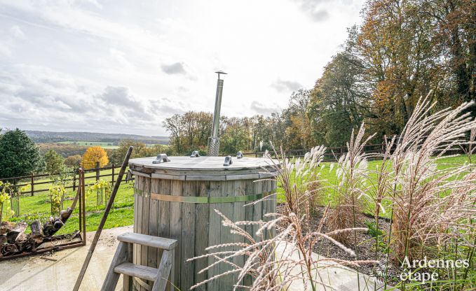 Sjour inoubliable  Villers-en-Fagne : Maison de vacances avec sauna, jacuzzi et vue imprenable en Ardenne