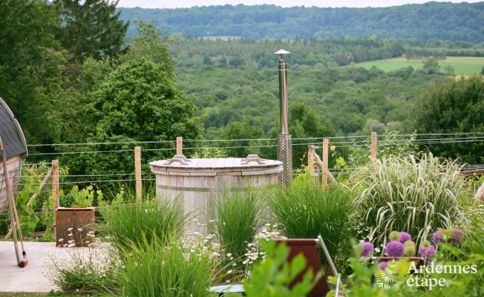 Sjour inoubliable  Villers-en-Fagne : Maison de vacances avec sauna, jacuzzi, piscine et vue imprenable en Ardenne