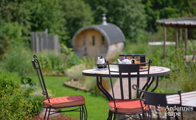 Maison de vacances confortable pour 10 personnes  Villers-en-Fagne avec sauna et pole  bois