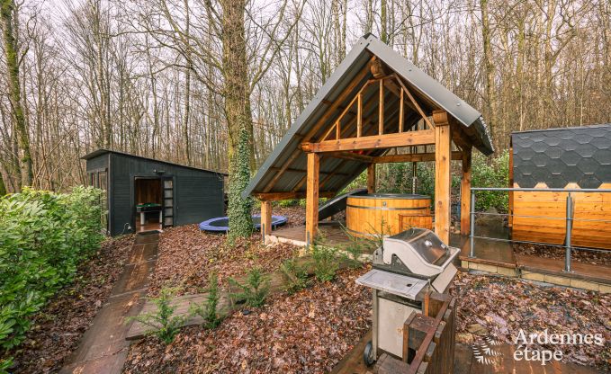 S�jour inoubliable � Viroinval : Chalet tout confort en Ardenne pour 4 personnes avec sauna et bain nordique