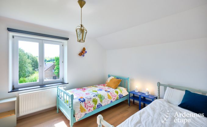 Maison de vacances pour 6 personnes  Virton avec 3 chambres, sauna, poele  bois, piscine extrieure et terrasse prive