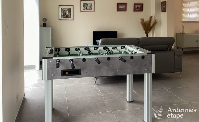 Maison de vacances pour 6 personnes � Virton avec 3 chambres, sauna, poele � bois, piscine ext�rieure et terrasse priv�e