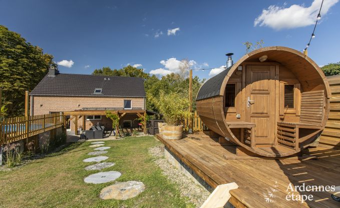 Maison de vacances pour 6 personnes avec piscine à Wellin en Ardenne
