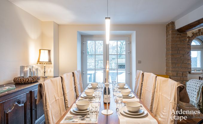 Maison de vacances conviviale  Williers pour 6 personnes avec jardin, terrasse et vue magnifique en Ardenne